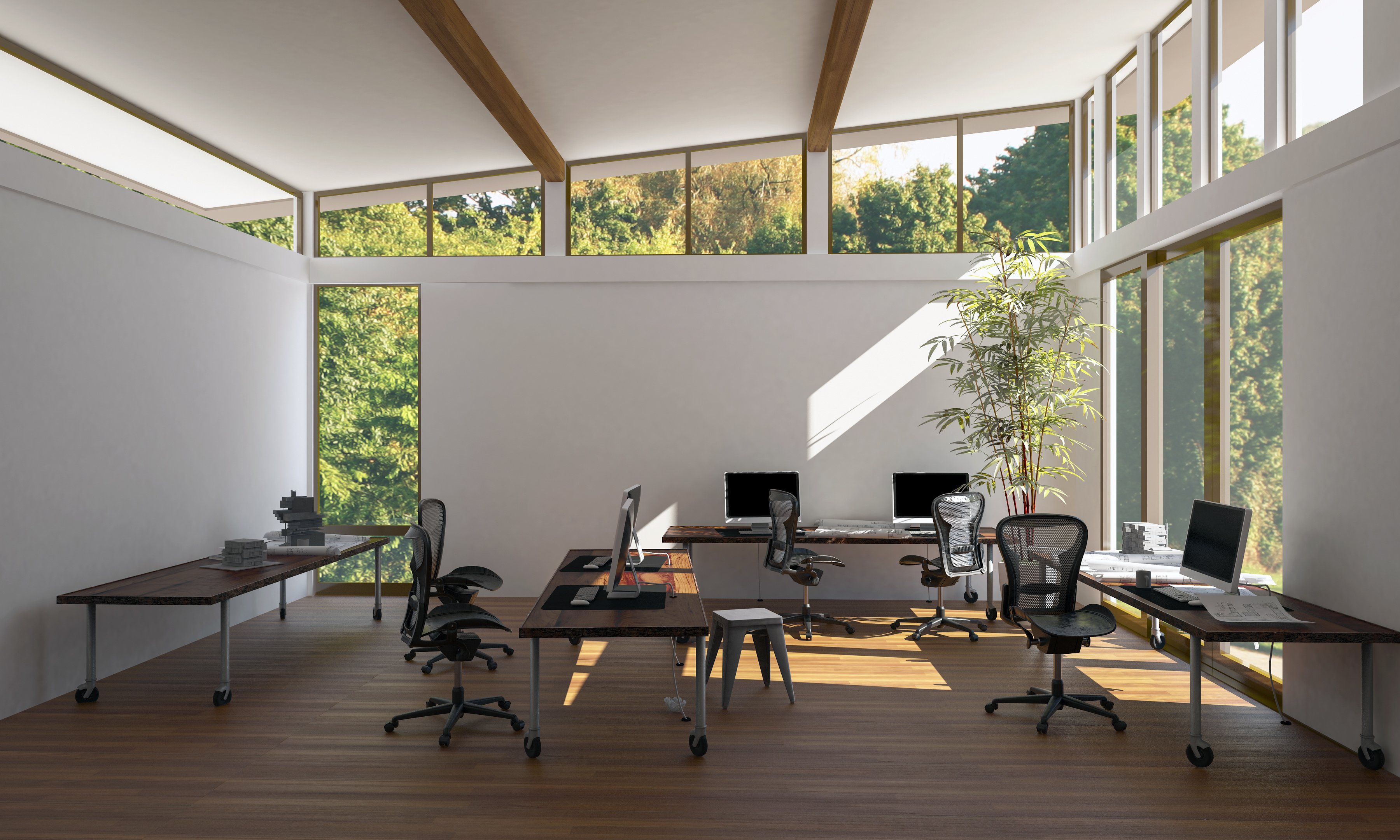 Eco Office Workspace